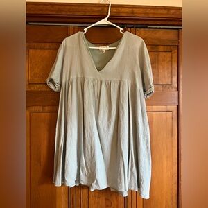 Listicle Blue Mini Dress